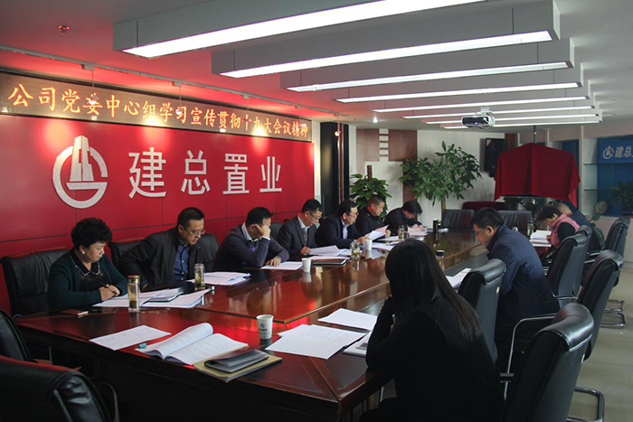 公司學習宣傳貫徹十九大精神