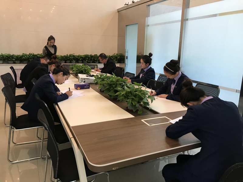 置業(yè)公司武威分公司開展置業(yè)顧問業(yè)務(wù)能力考評(píng)測(cè)試