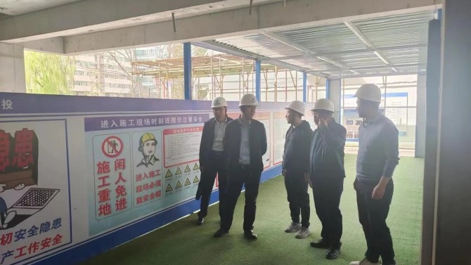 【“三抓三促”在行動】梁建軍調研甘肅建投4#綜合樓