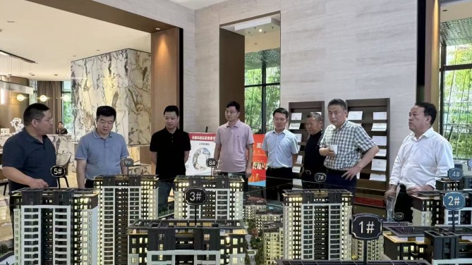 甘肅建投領導陳志亮一行調(diào)研無錫百酈華庭項目