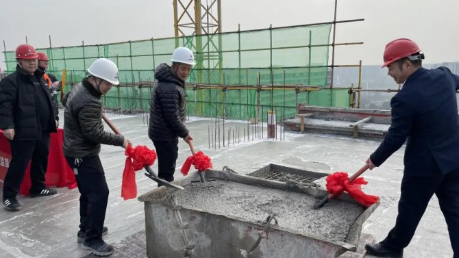 杭州百酈玲瓏府項目主體全部順利封頂